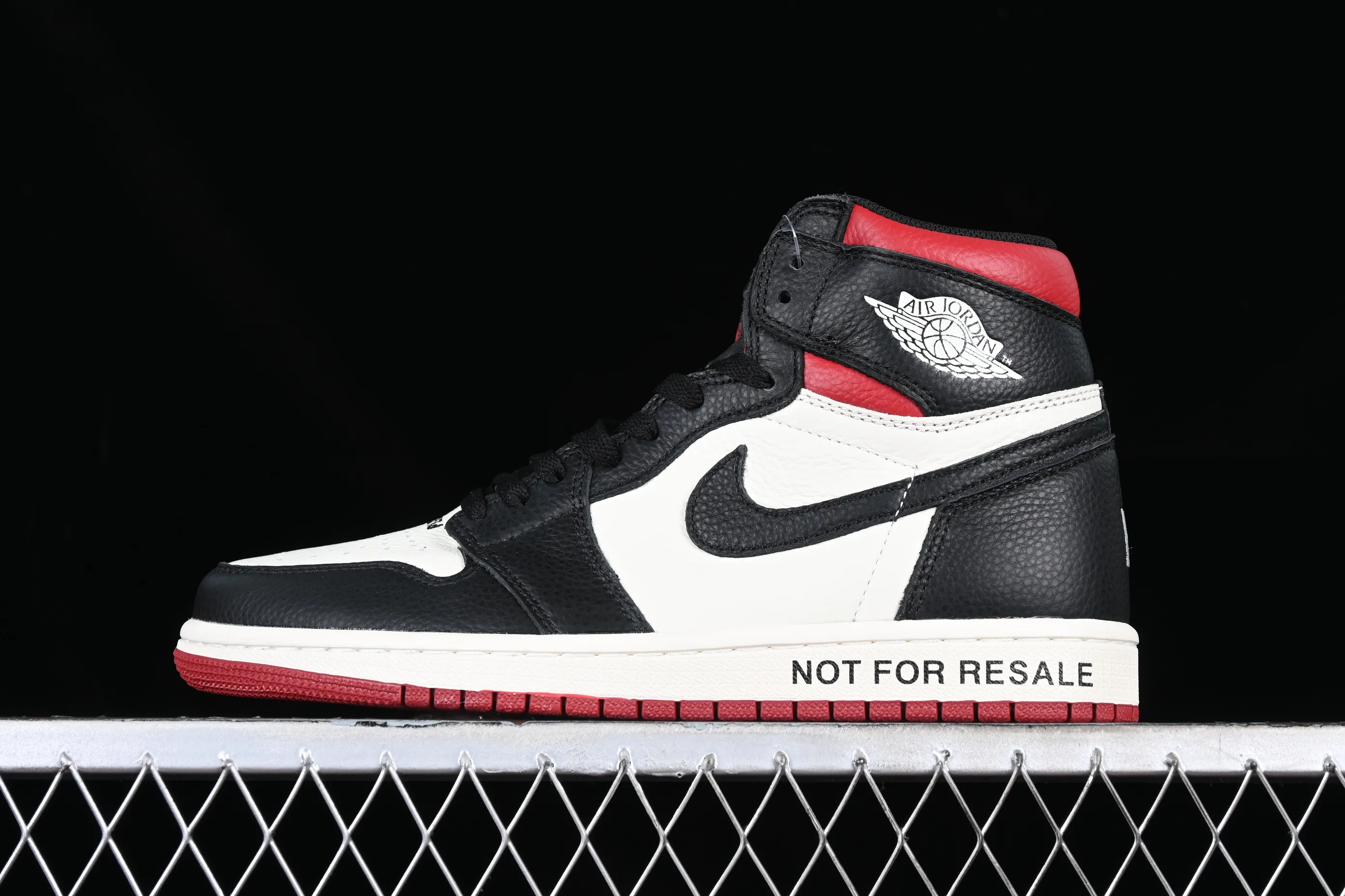 All categories Air Jordan Jordan series basketball shoes Air Jordan 1 High Air Jordan 1 Retro High OG NRG "Not For Resale" AJ1 No resale Black and white red toe 861428-106